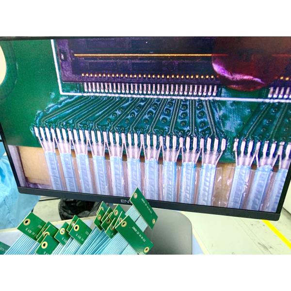 Samtec 30pin соединитель промышленного класса военный микрокоаксиальный кабель соединитель