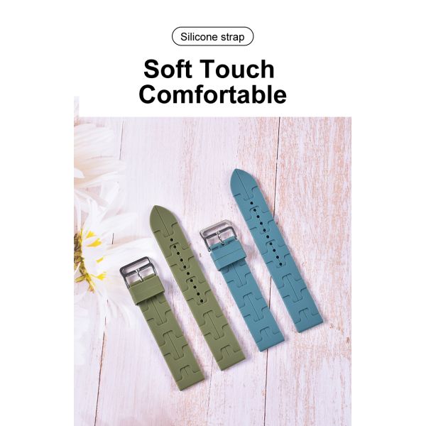 Unique H-Design Silicone Watch Bands · Customizable Colors | OEM/ODM - Made In China By SHX