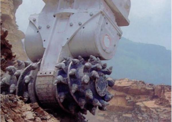 Moedores principais dobro da rocha da máquina escavadora Q235B do cortador de cilindro do FAG hidráulicos