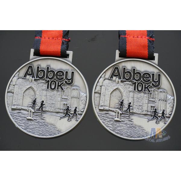 Custom Abbey 10k Marathon Swimming Sport Award Medals 3D Effect Model Medallion