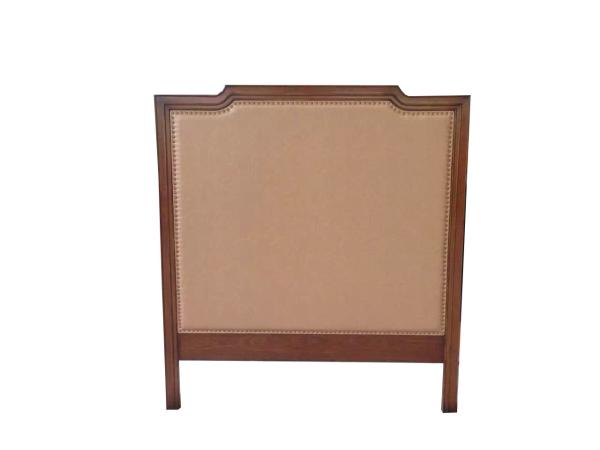 Walnut wood veneer upholstery king/queen size wooden headbaord for 5-star hotel bedroom furniture