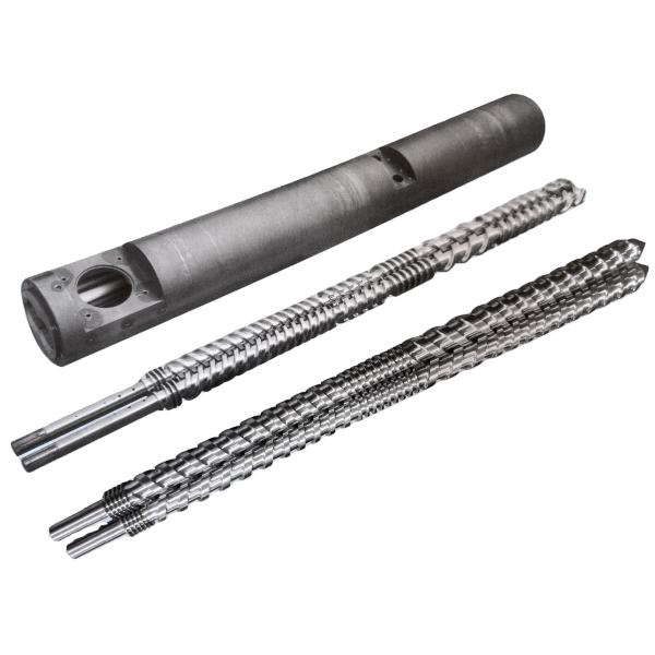 Ra 0,4μm-0,6μm Rugosité de surface du canon Vis et canon parallèles pour extrusion de précision