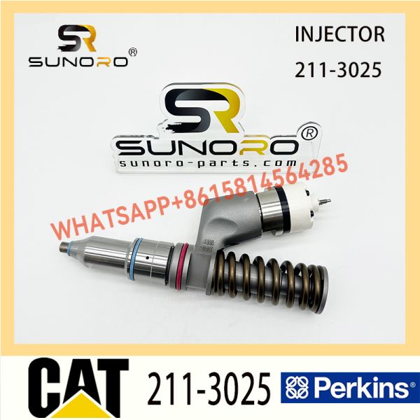 Diesel Fuel Common Rail Injector 211-3025 10R-0955 211-3026 276-8307 10R-0724 10R-9787 For C18 Excavator