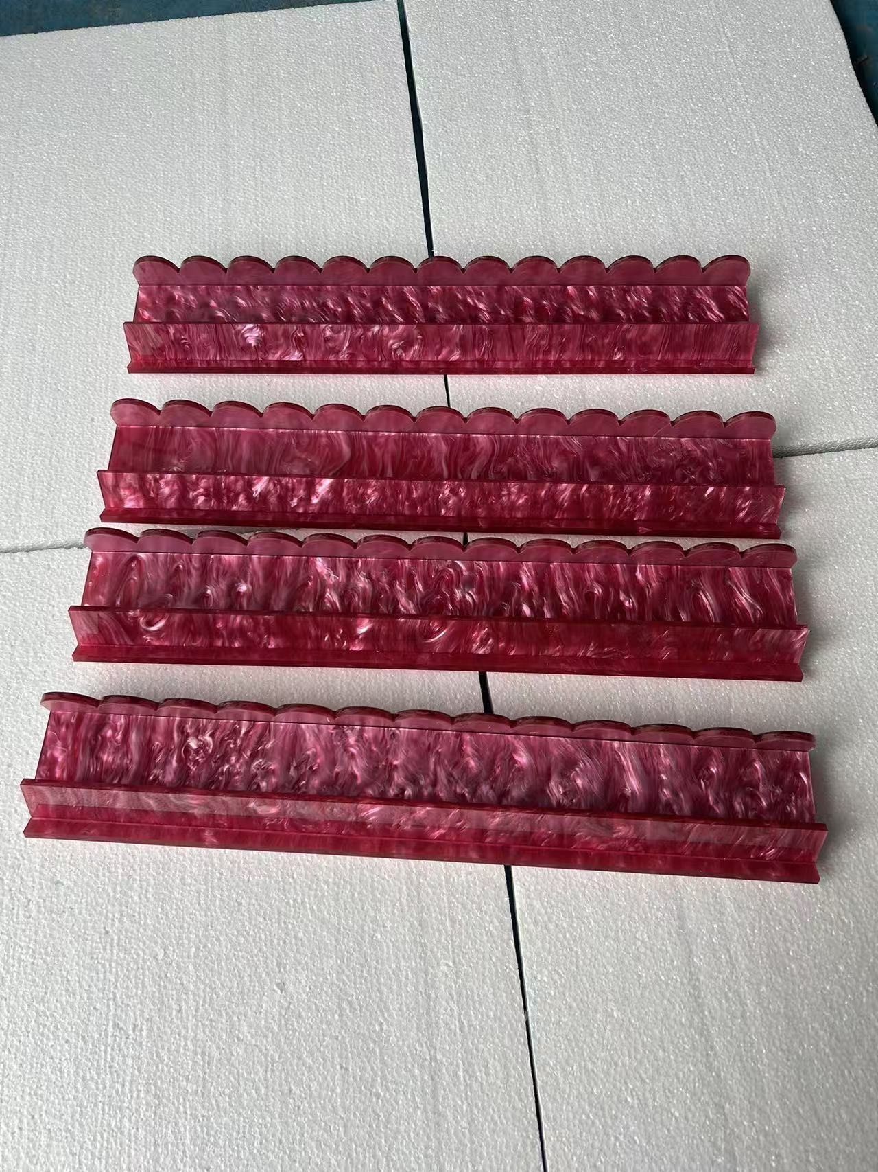 Custom Acrylic Mahjong Tile Pusher Rack — Thickened Mahjong Tile Holder, Magnetic Design, Factory Bulk Supply