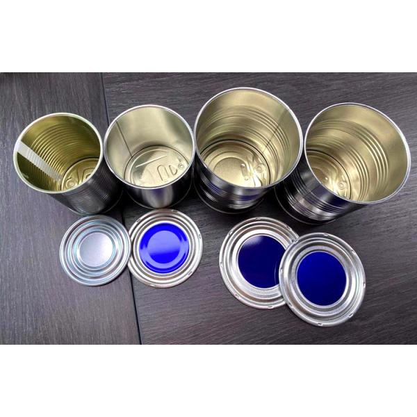 Food Safety 900 Gram Milk Powder Tinplate Storage Can , Round Metal Tin Can With Aluminum Foil For Milk Powder