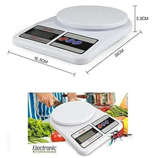 Máquina de peso digital impermeable Báscula de cocina Capacidad 10KG