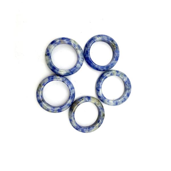 Natural Design Jade Ring Gemstone Agate Green Aventurine Turquoise Topaz Jade PORTABLE Rings Etc Theme Feng Shui