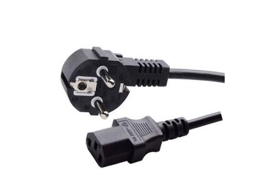 European Computer/Monitor Power Cord Europlug or CE 7/7 To C13 VDE Approved