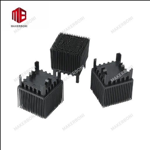 Black Nylon Bristle Blocks for FK PGM Cutter Machines (50×50×43mm)