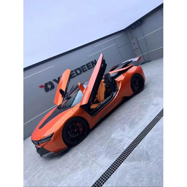 I8 BMW Body Kit Car 2018 - 2019 Carbon Fiber Spoiler Front Bumper Spoiler Wing