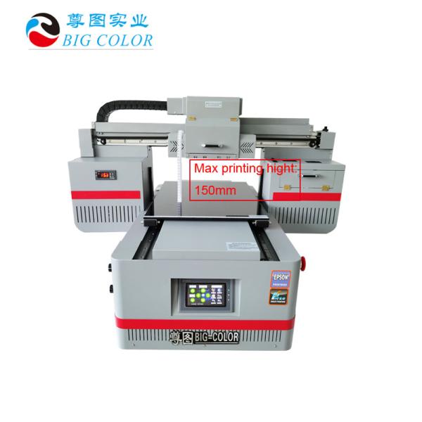 Multi Color UV Flatbed Printer with Print Dimension 60cm*90cmcm 24*41