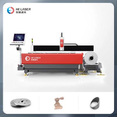 Dual Use 6035 Large Fiber Laser Cutting Machine For Tube / Sheet 3000*1500mm