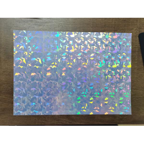 бумага диаманта стикера винила струйного ЛЮБИМЦА 130gsm голографическая для ярлыка