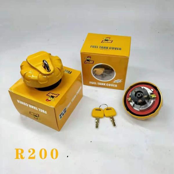 Yellow Excavator Fuel Tank Cover 7X-7700 349-7059 3497059 7X7700 Fuel Cap