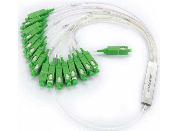 mini steel tube Fiber Optic Plc Splitter, 1x16 plc splitter, G657A1, 1M