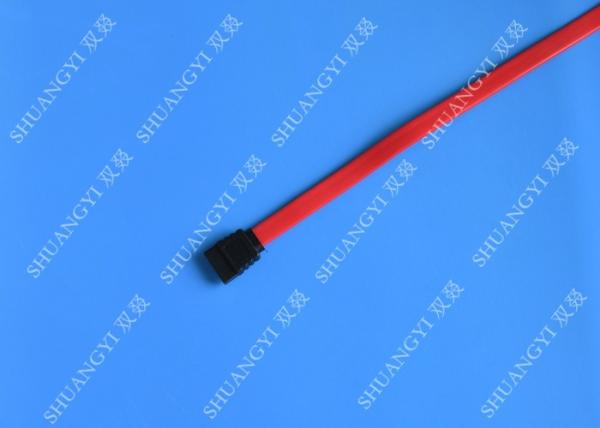 Red 18 Inch Custom SATA Data Cables SATA III 6.0 Gbps For Blue Ray DVD CD Drives