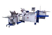 Máquina de carpetas comerciales y folletos de papel Máquina de plegado de papel para imprimir folletos