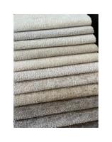 Tissu de velours tricoté pour rembourrage, tissu chenille en polyester pour canapé