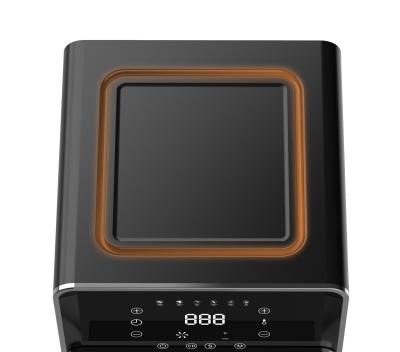 Uso fácil quente do forno 2000W da frigideira do ar de grande capacidade com a tela grande de Digitas