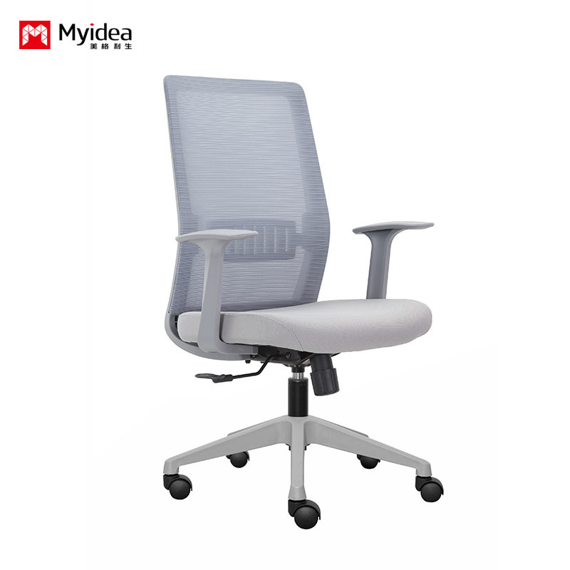 Ergonomic Office Mesh Chair for Daily Work – High-Density Foam Padding with Breathable Mesh Upholstery, Smooth & Silent 360° Swivel Casters, and SGS-Certified Safety Gas Lift for Height Adjust