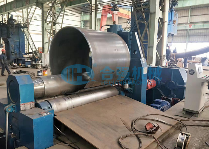 PLC Rolls машины завальцовки 3 плиты 60mm гнуть для боилера судостроения