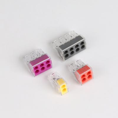 empurrar alaranjado de 400V 24A 18-12AWG o tipo dos conectores VSC-1 do fio