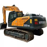 220lc-9s usou a máquina escavadora Made In Korea de Hyundai 22 toneladas de máquinas escavadoras da esteira rolante