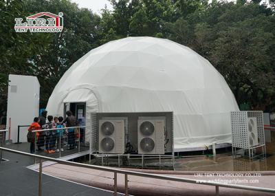 barracas de aço da abóbada Geodesic do jardim do diâmetro de 14m/estufa abóbada Geodesic do metal