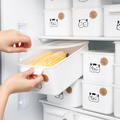 2.6L 3.3L 4.7L Freezer Vegetable Storage Box For Fridge Refrigerator
