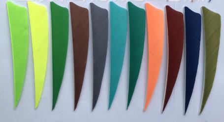 2/2.5/3/4/5 Inches Natural Turkey Right/Left Wing Parabolic And Shield Cut ,Solid And Barred Arrow Natural  Feather
