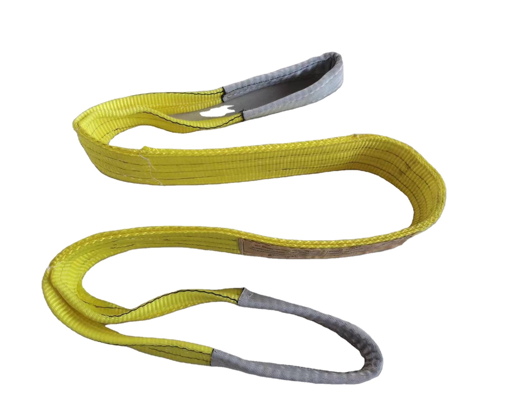 6:1 7:1 Flat Polyester Webbing Sling Double Layer Webbing Lifting Sling