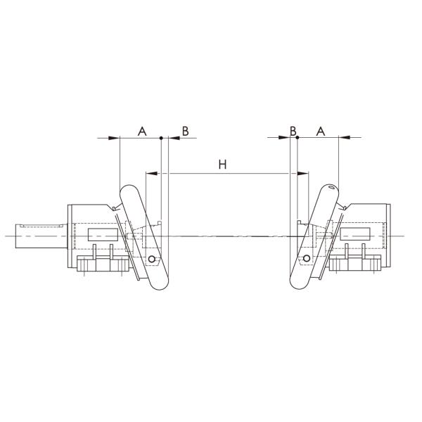 FLO/FLW 75 Shaft 75mm Safety Chuck For Machine