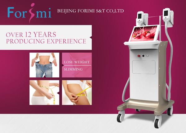 cryolipolysis freezing fat cells procedure cost slimming machine 1800w power 2inch handle screen