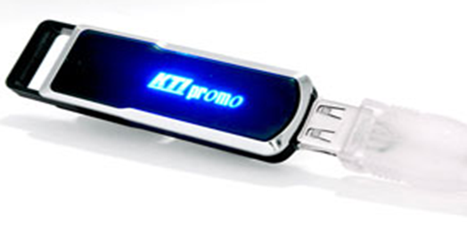 Personalized Sliding LED Light LOGO Shinning 64GB USB Drives Stick