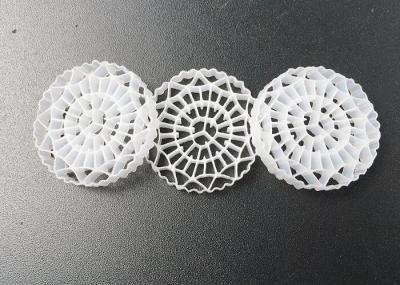 Bio piscicultura 25*4mm dos meios da tecnologia K3 K1 Mbbr Safty MBBR Biocell