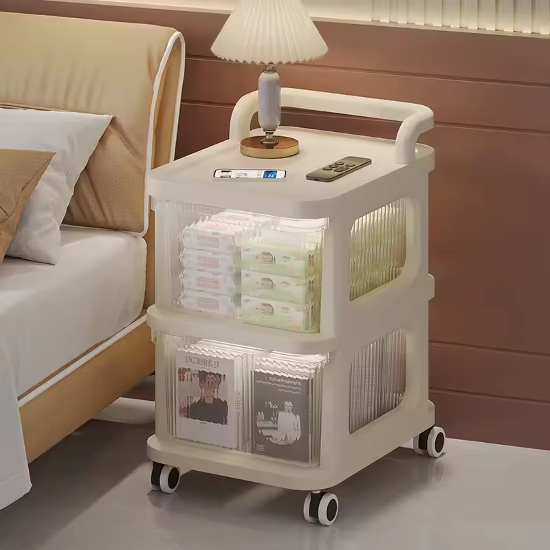 Large Capacity Dust Proof Household Storage Rack Durable Storage Drawer Organizer Multi-Layer Cart