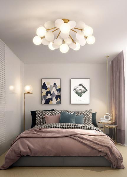 Modern Nordic Led Ceiling Lamp Living Room Kitchen Bedroom Hallway Scandinavian low ceiling light(WH-MA-196)