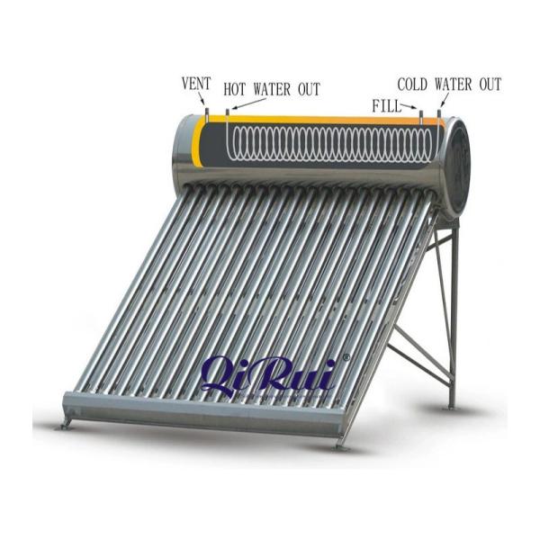 240L Melhor Sistema de Água Solar Integrado para Casa com Componentes de Colector de Tubos de Vaso