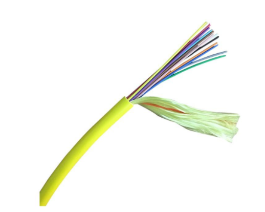 Kevlar Strengthen Multi Cores Strand Fiber Optic Cable For FTTB Indoor Cable