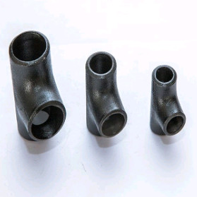 DIN2516 ST45.8 welded Carbon Steel Pipe Tee fittings for Chemical Plant