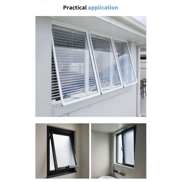 Aluminum Alloy Modern Tilting and Rotating Window Doors windows Aluminium Accessories Heat Insulation for Villa