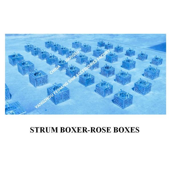 JIS F7206 MARINE ROSE BOX  STRAINERS GALVANIZED STEEL PLATE & Strum ROSE BOX STRAINER GALVANIZED STEEL PLATE