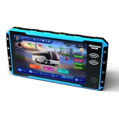1080P 7inch Touch Monitor MDVR Car Black Box Video Recorder com G-Sensor AI Terminal