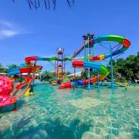 Water Amusement Fun Park Outdoor Swimming Pool Small Fiberglass Water Slide