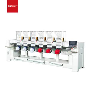 Couvrez six têtes que la machine 1000rpm de broderie ajournent les aiguilles