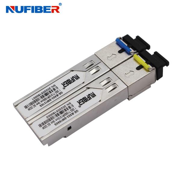 Bidi SC 3km 1G WDM Optical Fiber Transceiver Module SFP 1.25g