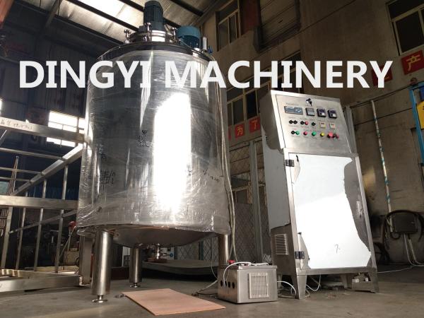 Hand Wash Liquid Soap Making Stainless Steel Chemical Mixing Tanks Homogenized