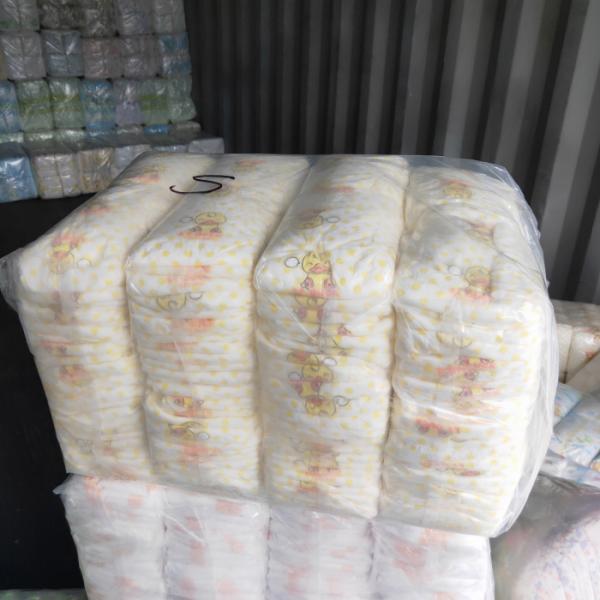 Cute Disposable Grade B Baby Diapers In Bales Sell In Sierra Leone