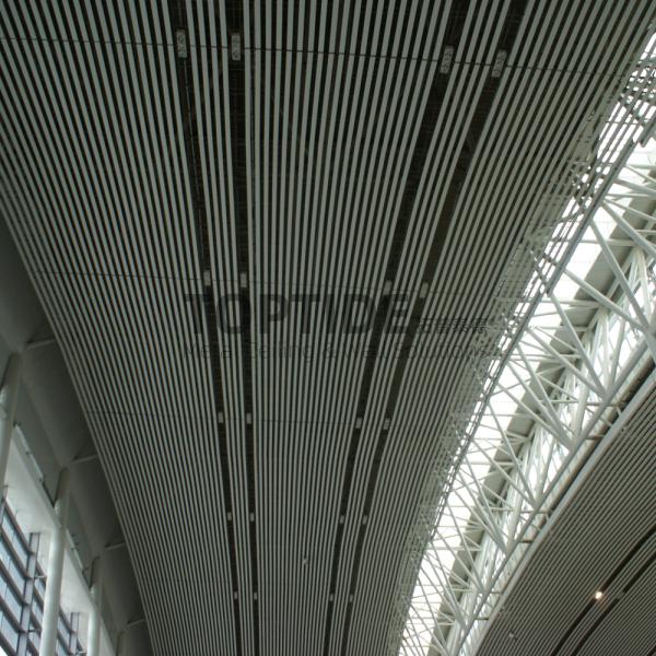Suspended Metal Ceiling Custom Curved Aluminum False Ceiling Panels