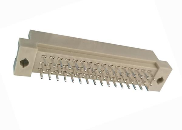 Três tipo masculino 3x16 Pin Header Fireproof do ângulo direito do conector do RUÍDO 41612 da fileira